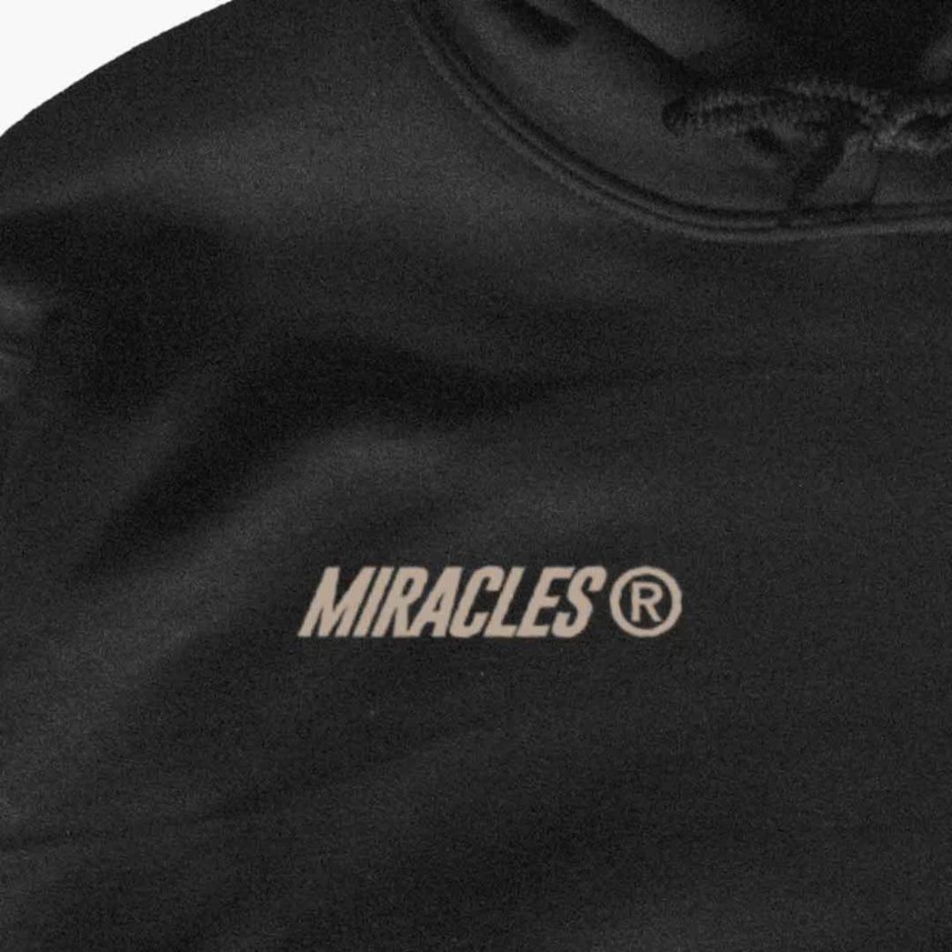 Miracles Freefall Hoodie - Black - Escape Menswear