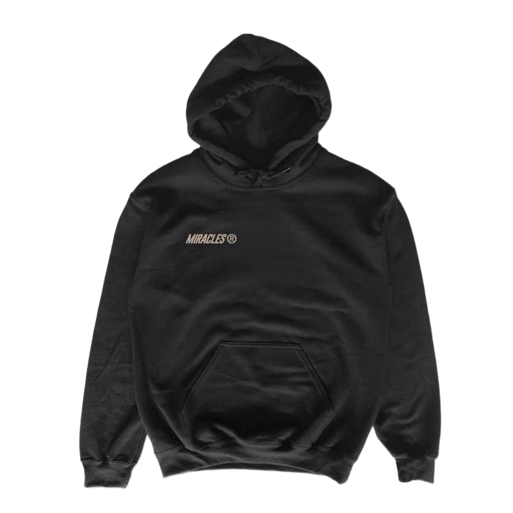 Miracles Freefall Hoodie - Black - Escape Menswear