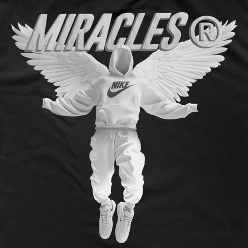 Miracles Hero T-Shirt - Black - Escape Menswear