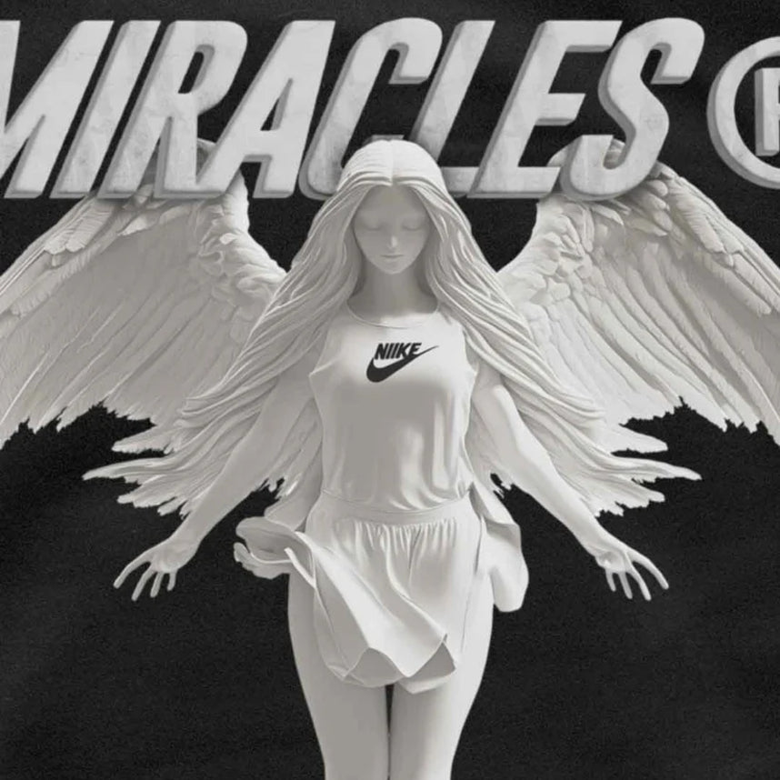 Miracles Heroine T-Shirt - Black - Escape Menswear