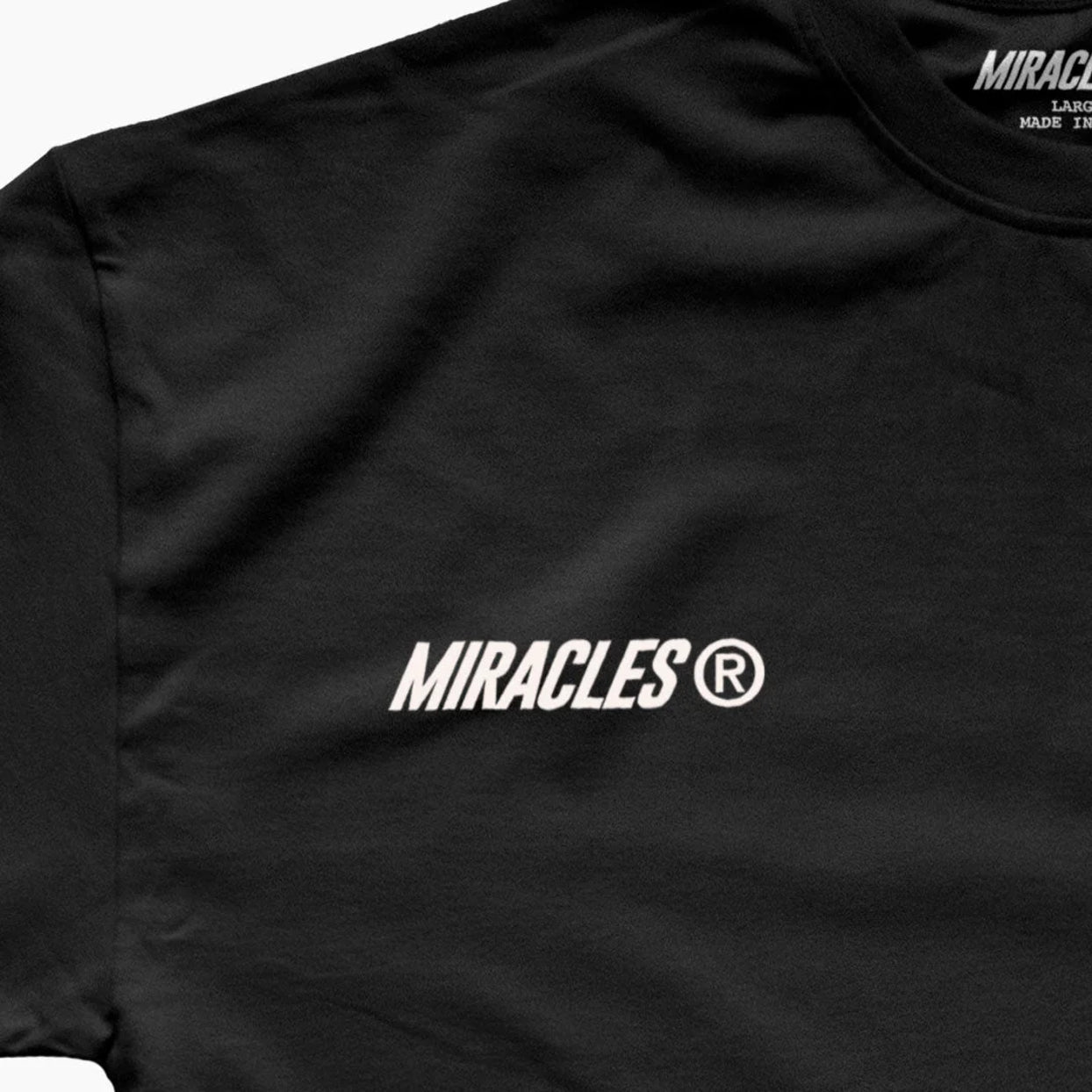 Miracles Members T-Shirt - Black - Escape Menswear