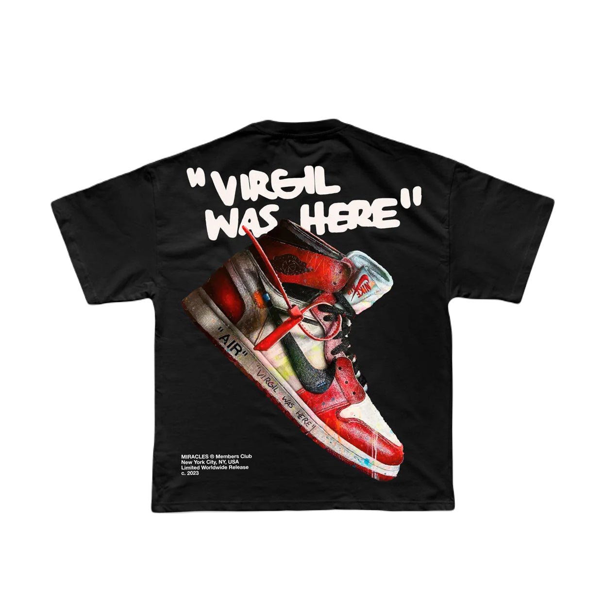 Miracles Members T-Shirt - Black - Escape Menswear