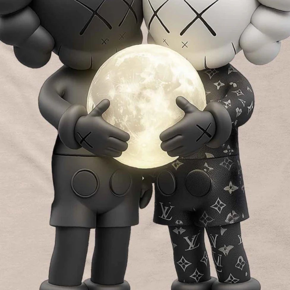 Miracles Moon Hoodie - Beige - Escape Menswear