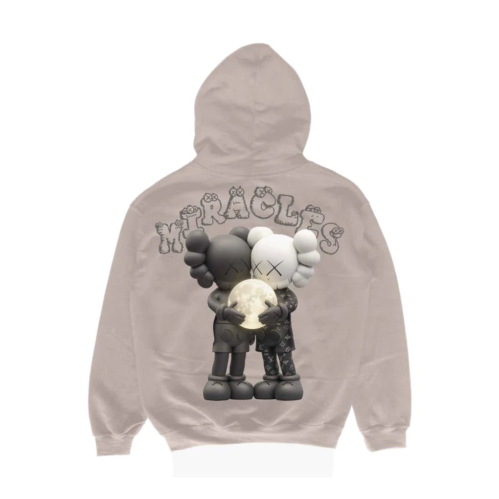Miracles Moon Hoodie - Beige - Escape Menswear