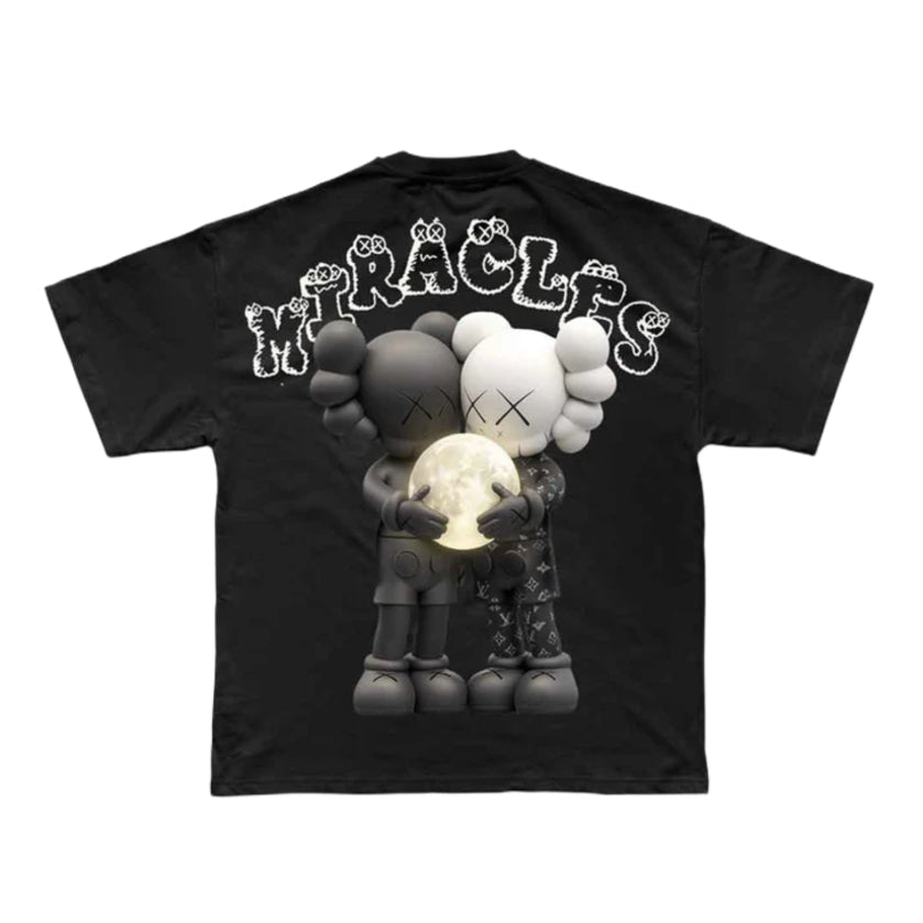 Miracles Moon T-Shirt - Black - Escape Menswear