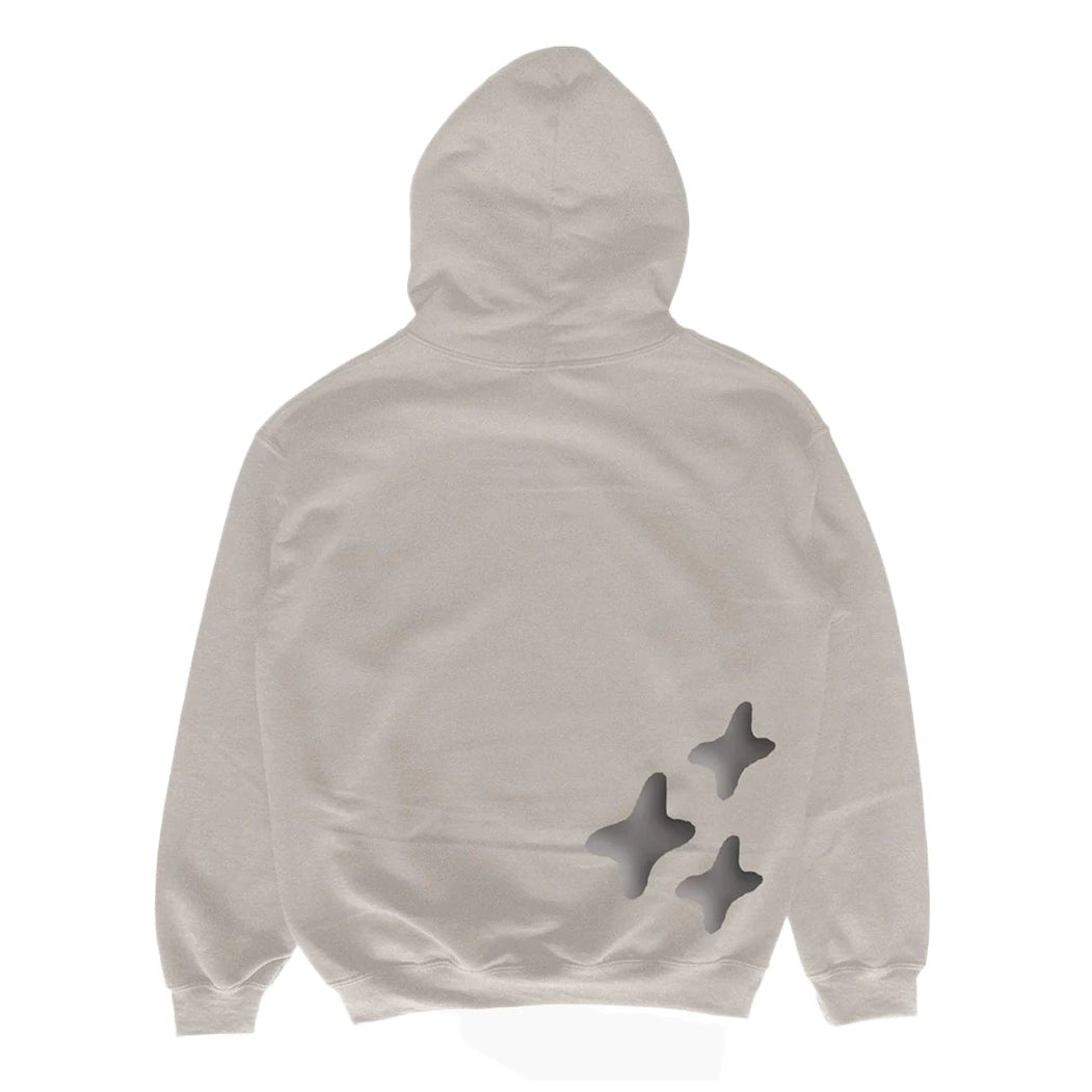 Miracles Puff Print Hoodie - Stone - Escape Menswear