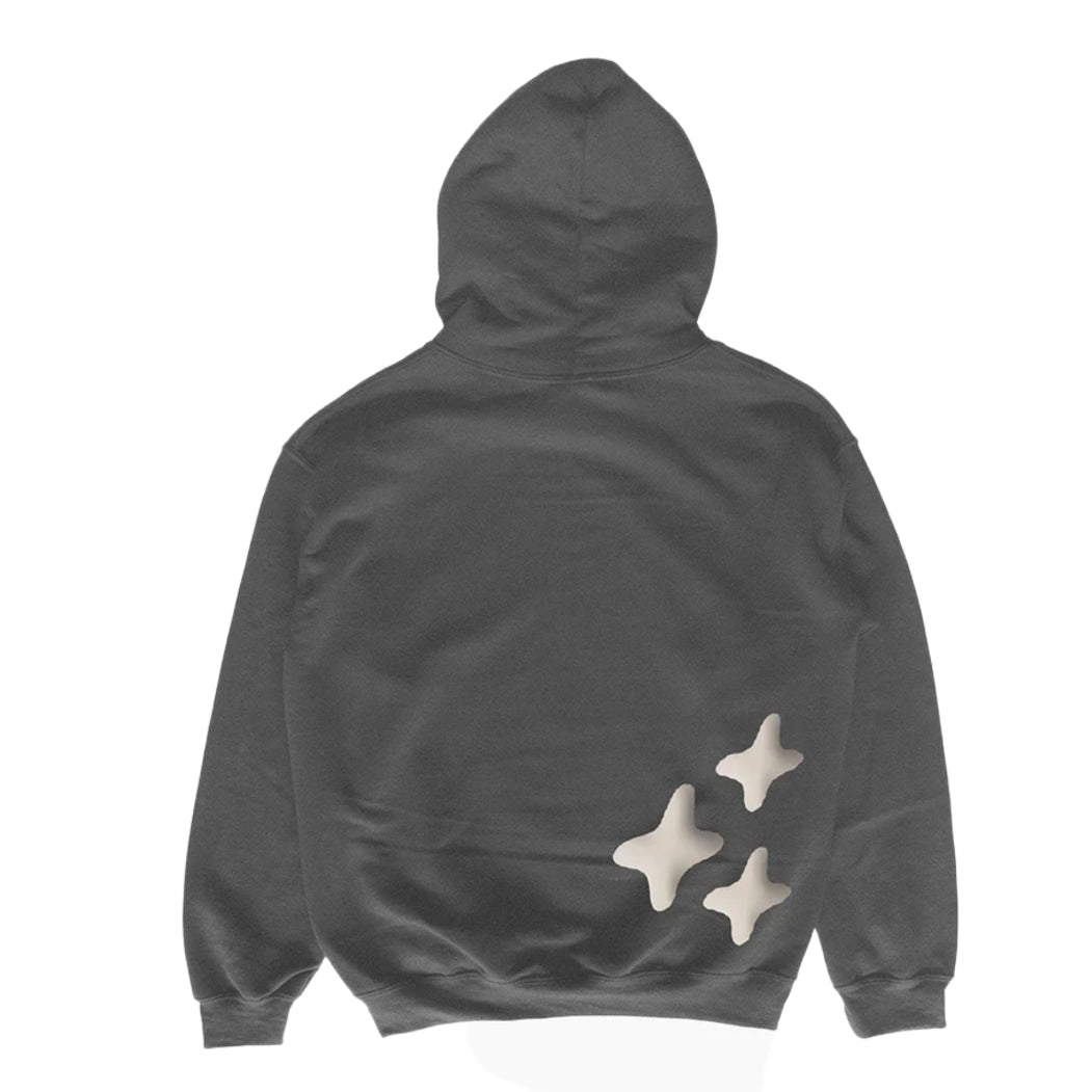 Miracles Puff Print Hoodie - Stone - Escape Menswear