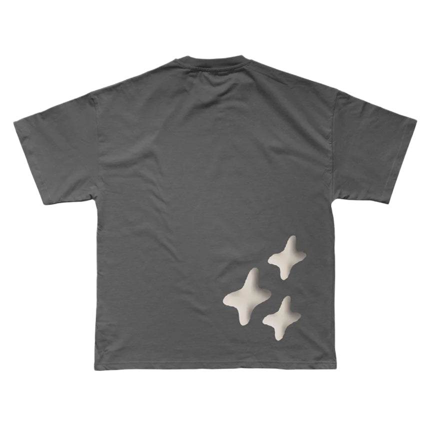 Miracles Puff Print T-Shirt - Gun Metal - Escape Menswear