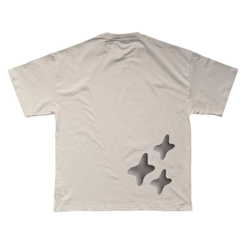 Miracles Puff Print T-Shirt - Stone - Escape Menswear