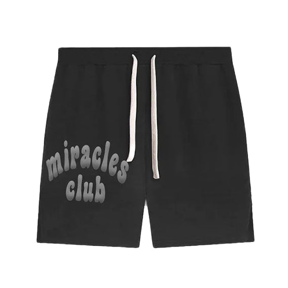 Miracles Puff Shorts - Black - Escape Menswear