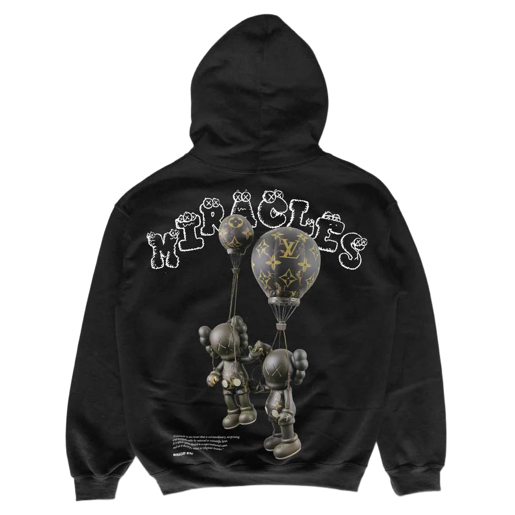 Miracles Sky Hoodie - Black - Escape Menswear