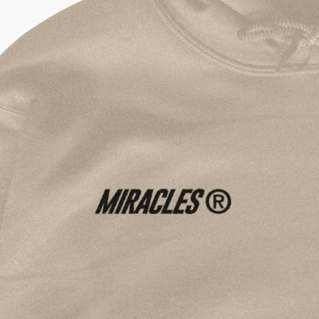 Miracles Sky Hoodie - Stone - Escape Menswear