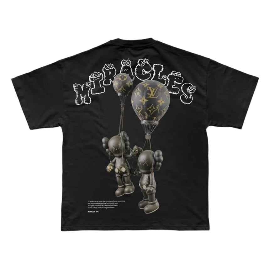 Miracles Sky T-Shirt - Black - Escape Menswear