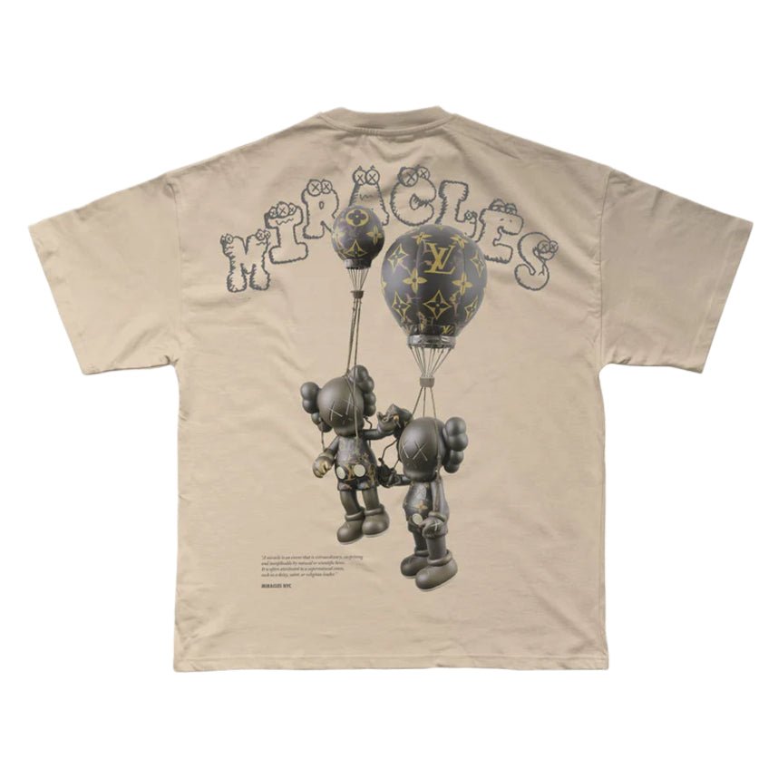 Miracles Sky T-Shirt - Stone - Escape Menswear
