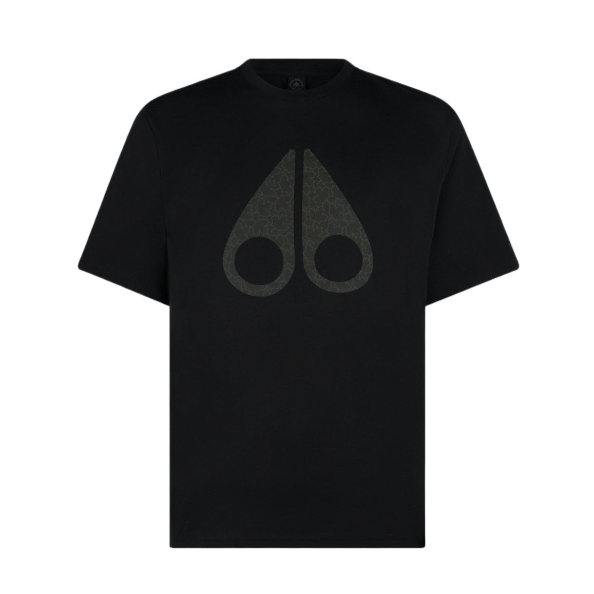 Moose Knuckles Chamblee Leaf T-Shirt - 292 Black - Escape Menswear