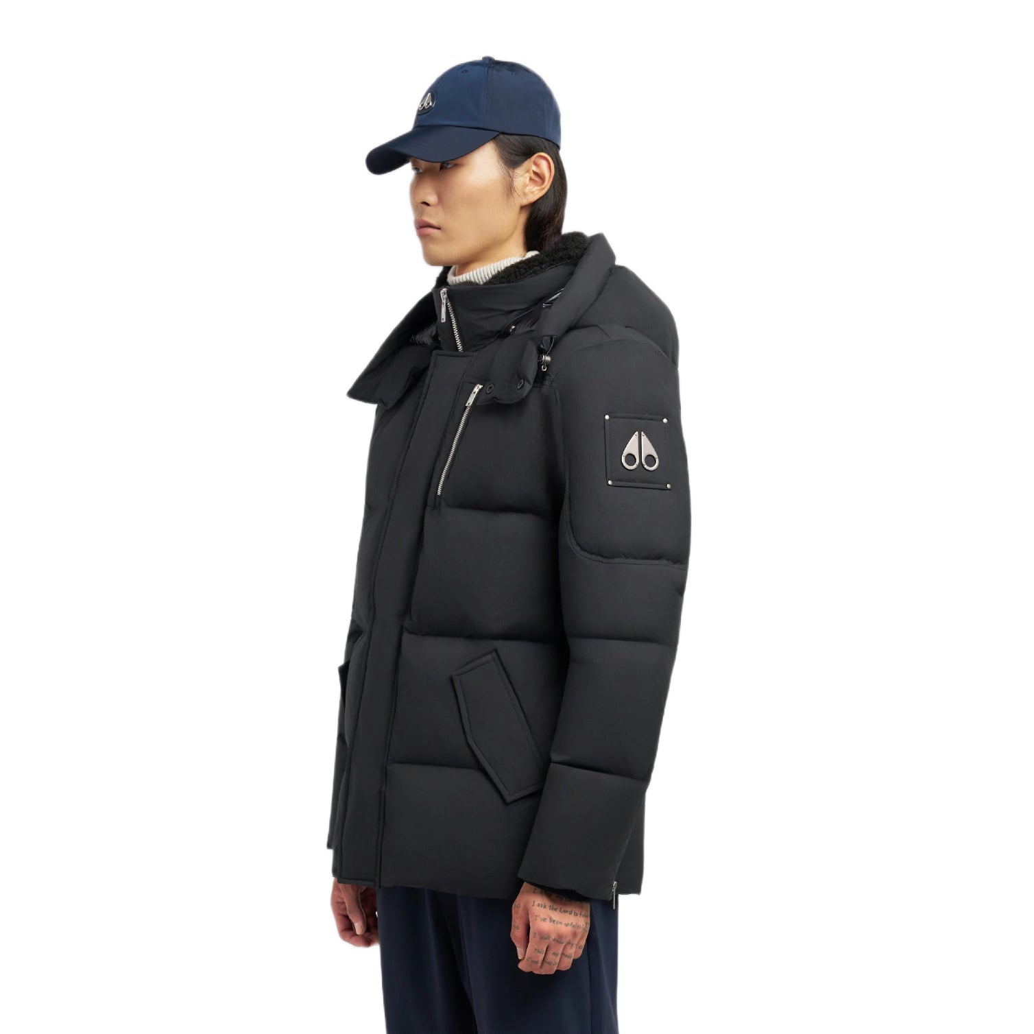 Moose Knuckles Everest Puffer 3Q Jacket - 292 Black - Escape Menswear