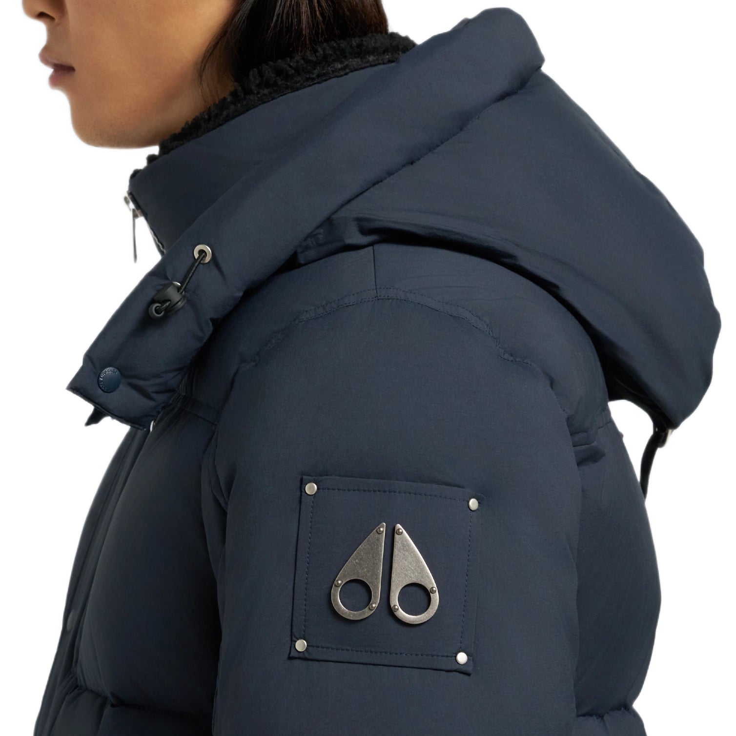 Moose Knuckles Everest Puffer 3Q Jacket - 833 Navy - Escape Menswear