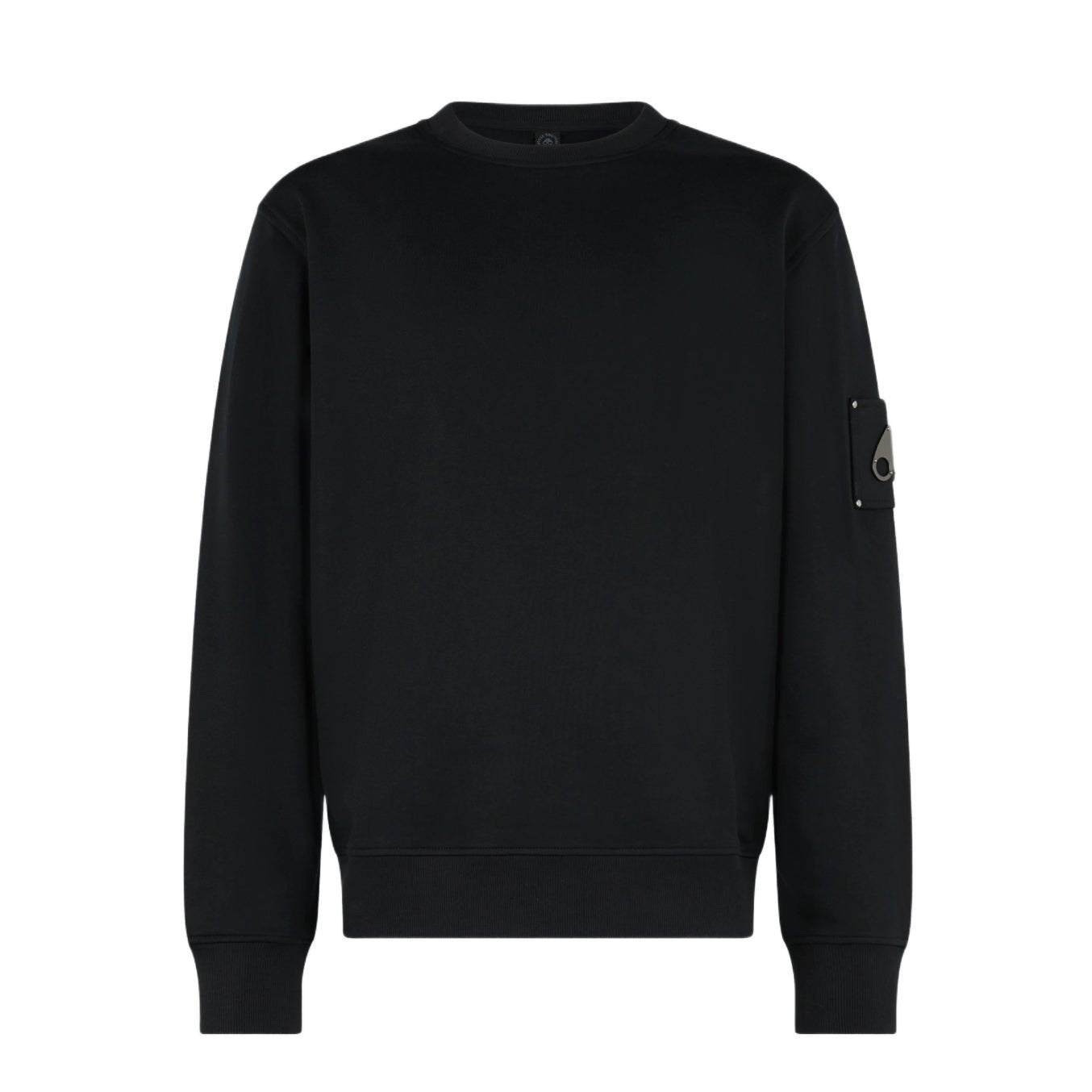 Moose Knuckles Hartsfield Crewneck Sweatshirt - 292 Black - Escape Menswear
