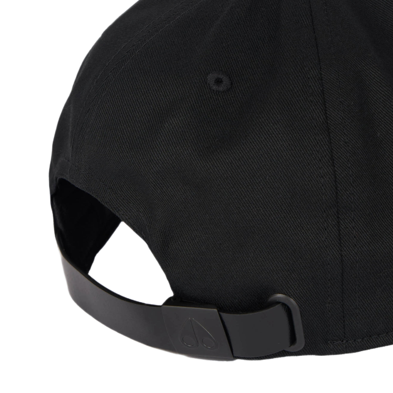 Moose Knuckles Icon Logo Cap - 282 Black/Nickel - Escape Menswear