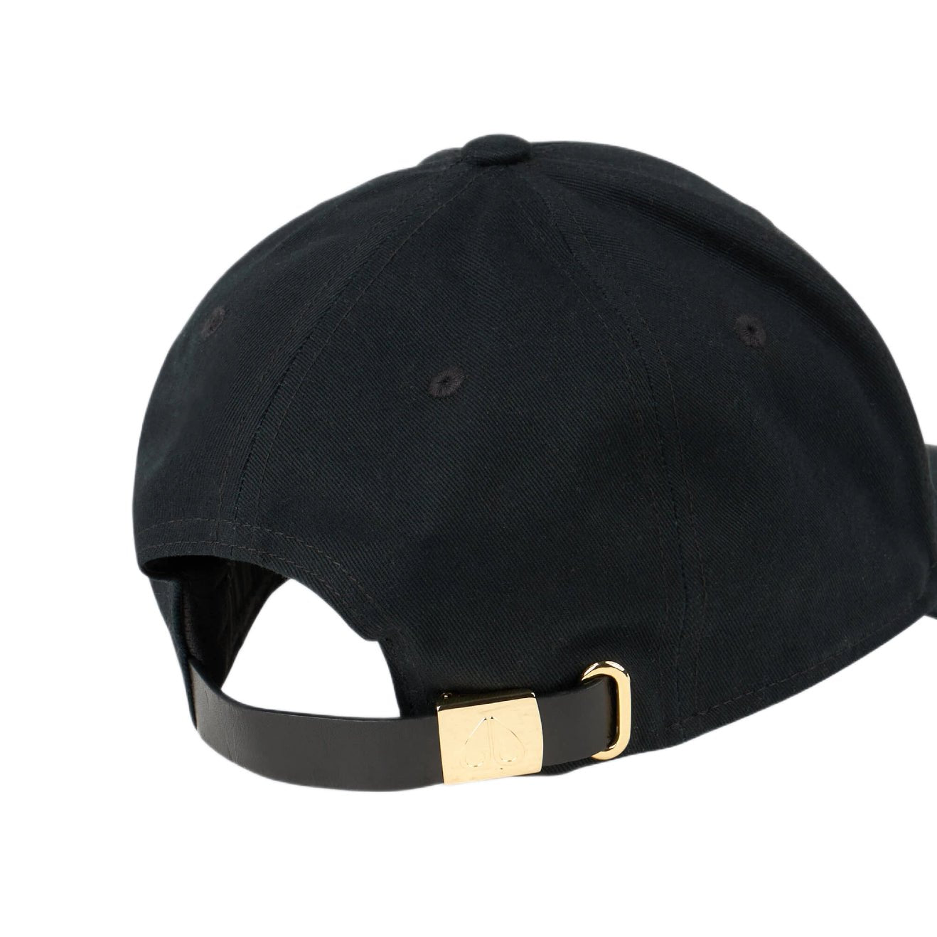 Moose Knuckles Icon Logo Cap - 285 Black/Gold - Escape Menswear