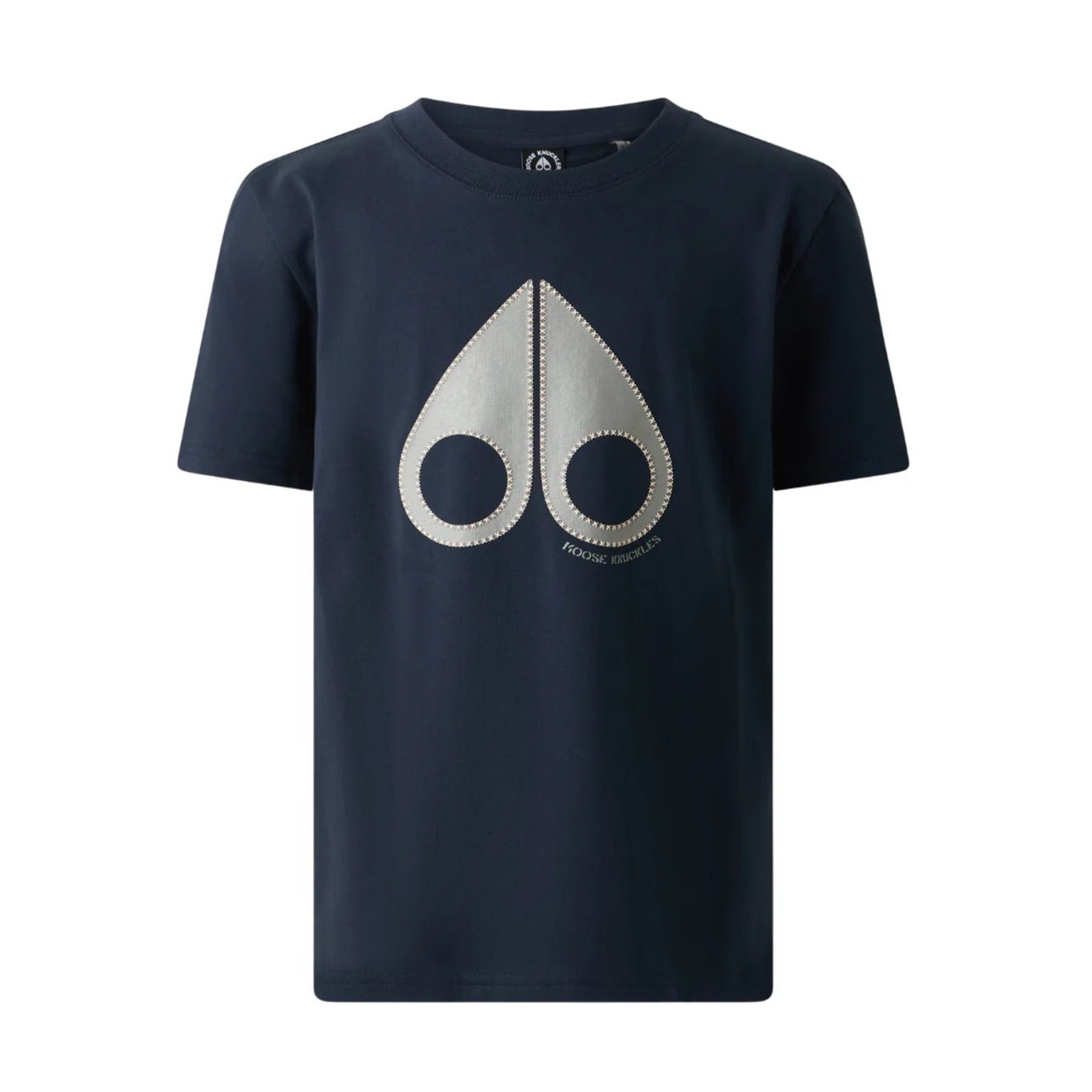 Moose Knuckles Tandem T-Shirt - 833 Navy - Escape Menswear