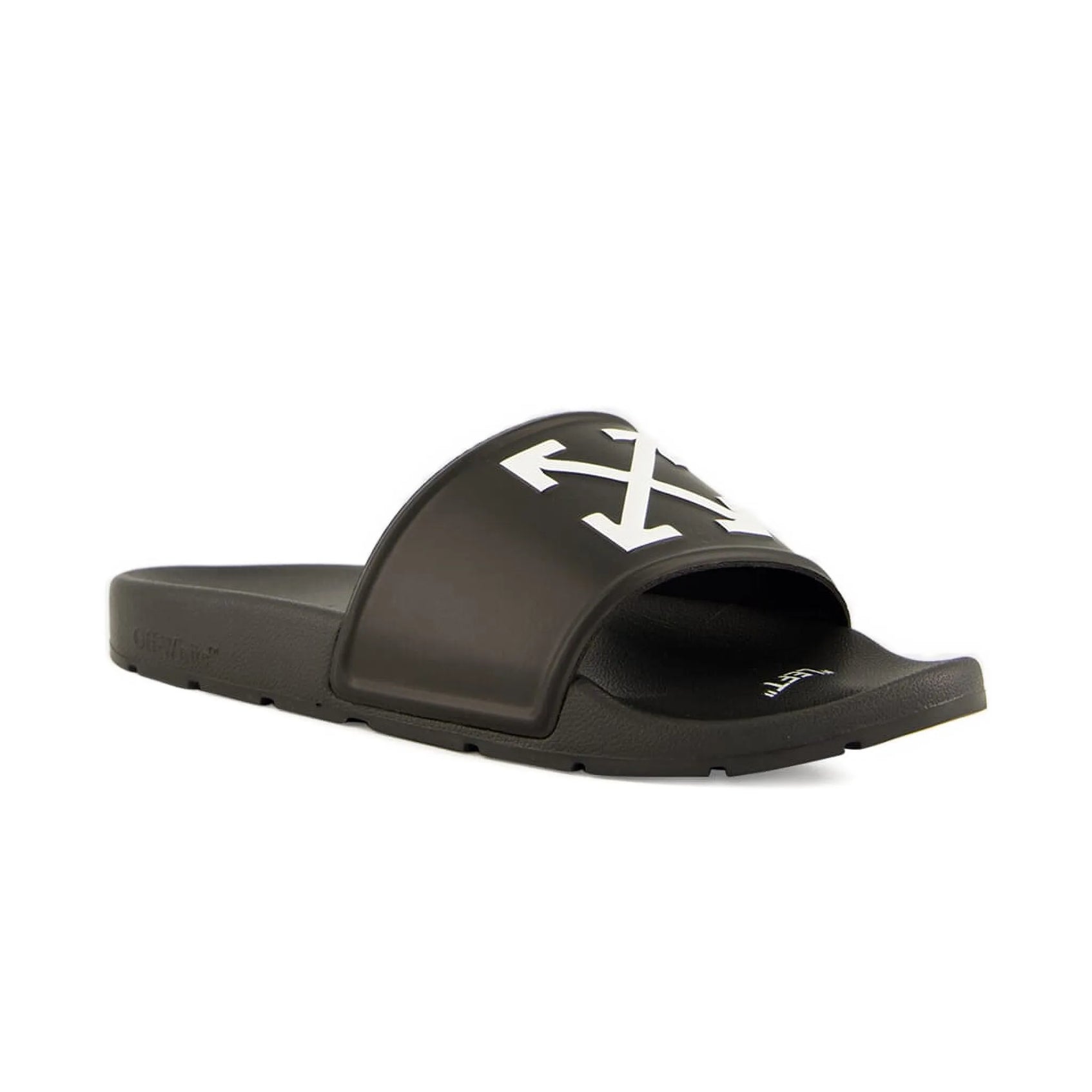 Off - White Arrow Sliders - Black/White - Escape Menswear