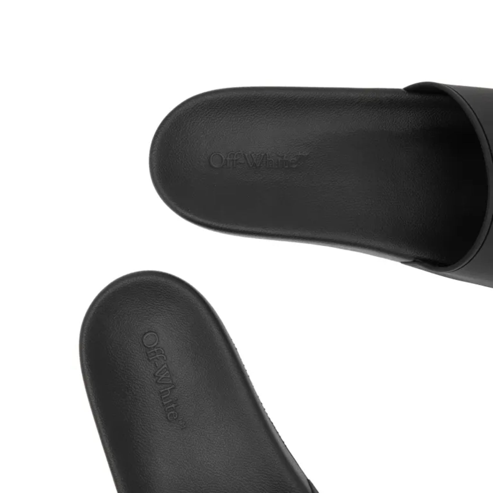 Off - White Bookish Sliders - Black/White - Escape Menswear