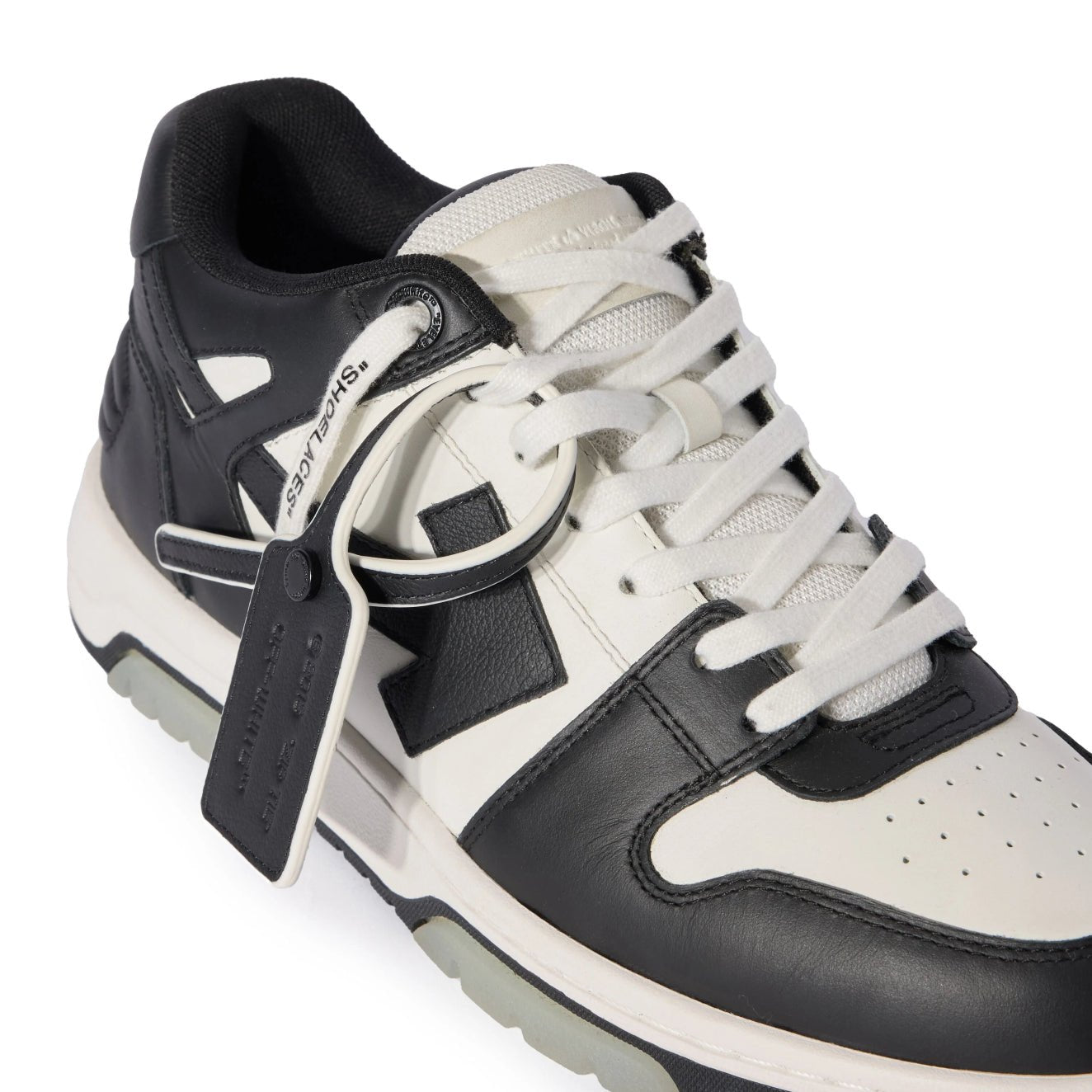 Off - White Out of Office Trainer - Black/White - Escape Menswear