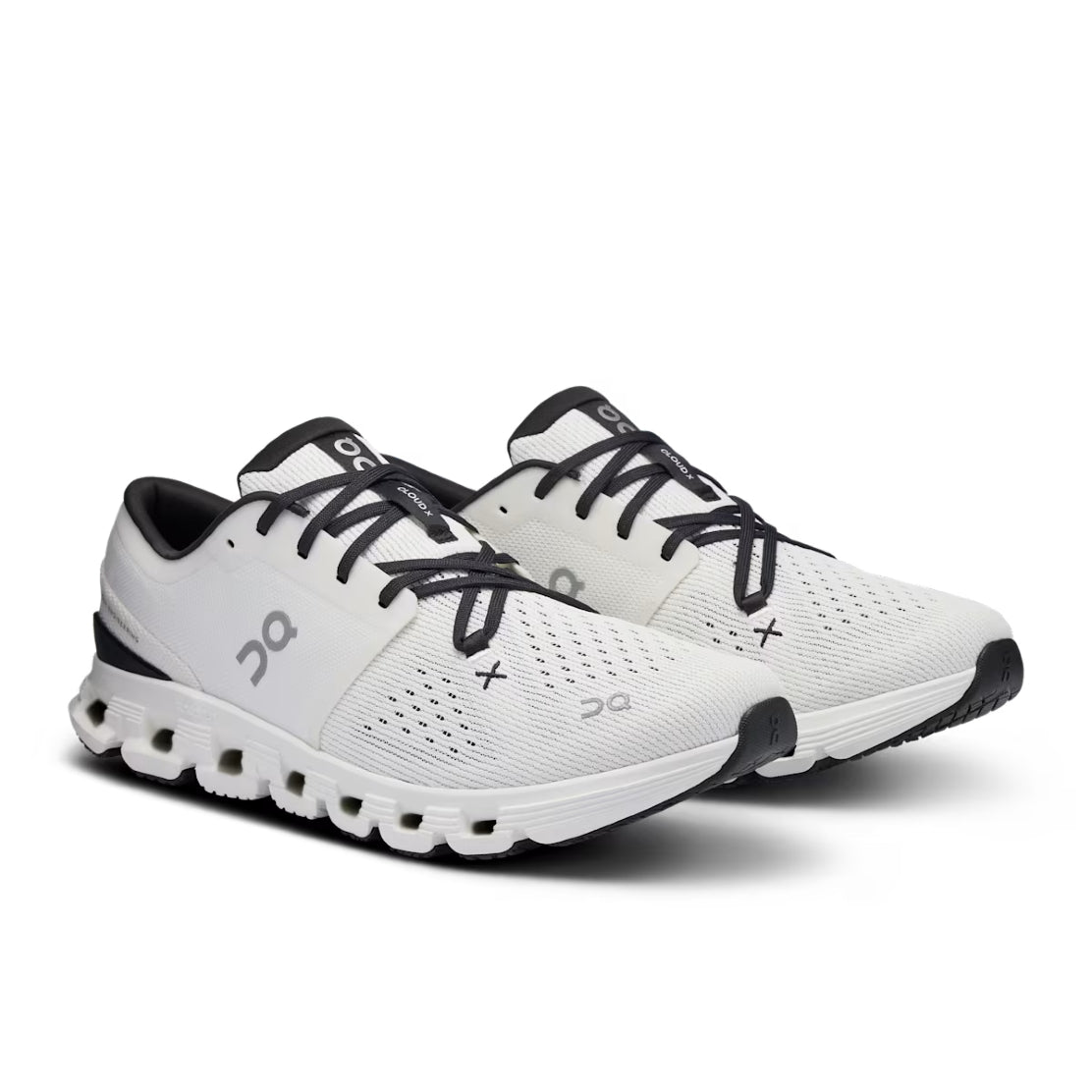 On Running Cloud X4 Trainers - Ivory/Black - Escape Menswear
