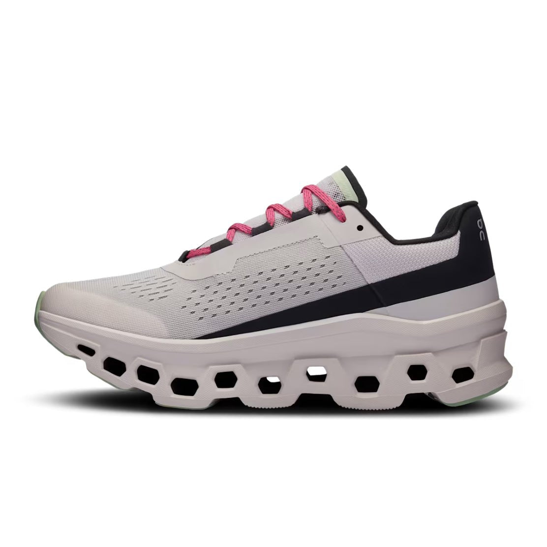 On Running Cloudmonster Trainers - Frost/Black - Escape Menswear