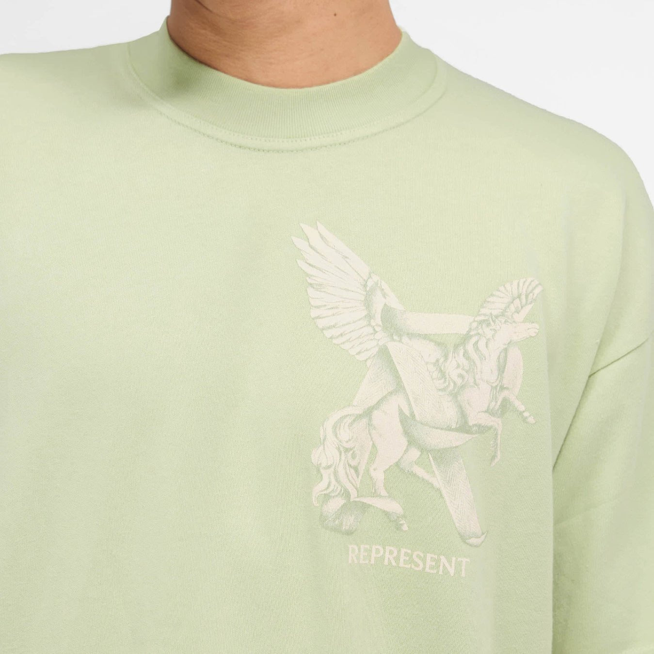 Represent Elegance In Motion T-Shirt - 37 Matcha - Escape Menswear