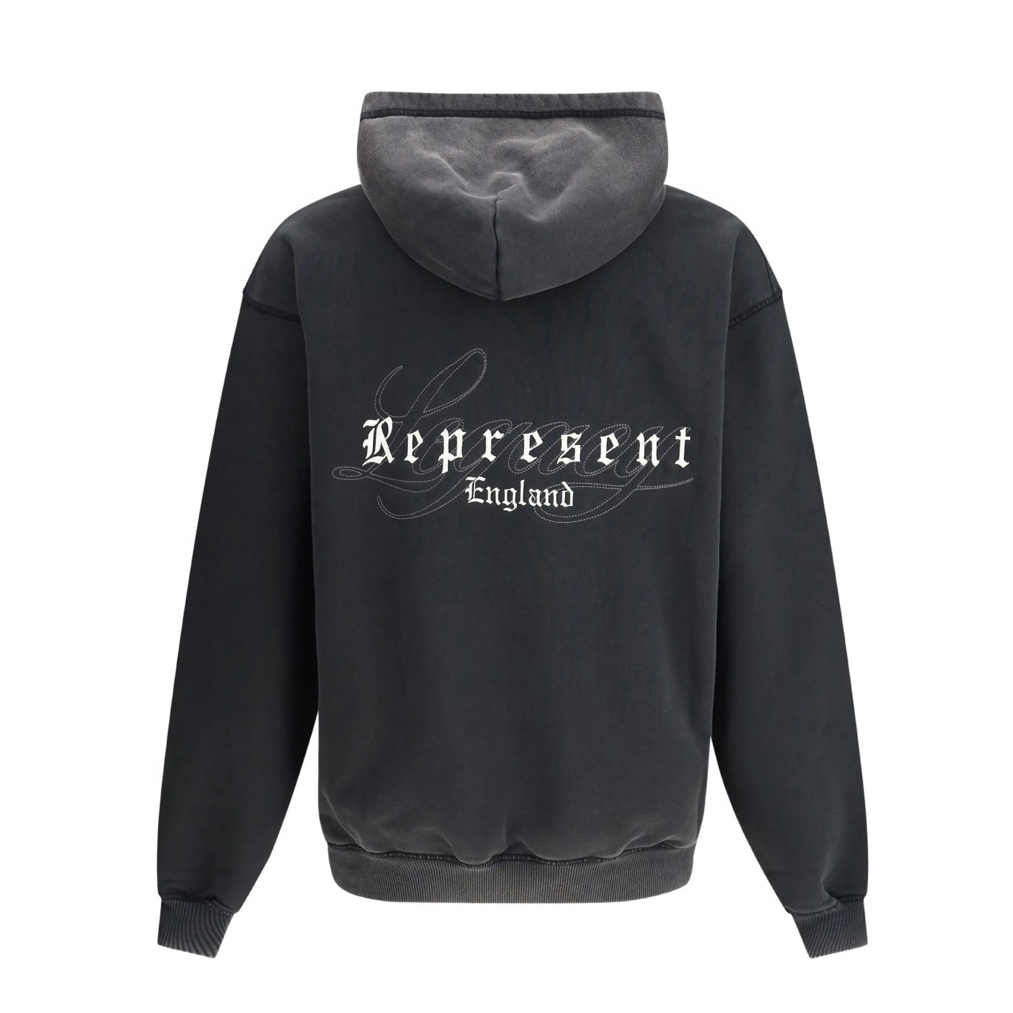 Represent England Legacy Hoodie - 06 Vintage Black - Escape Menswear