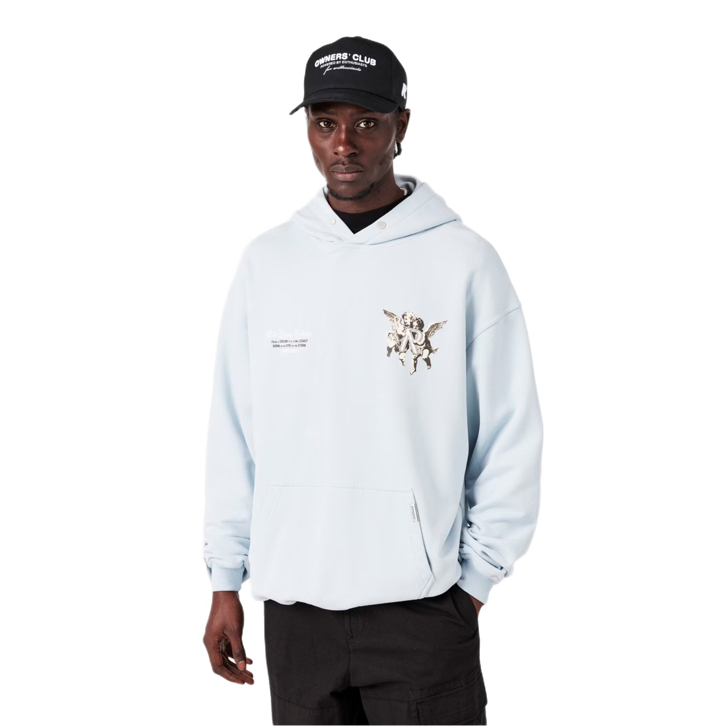 Represent Legacy Cherubs Hoodie - 08 Cloud - Escape Menswear