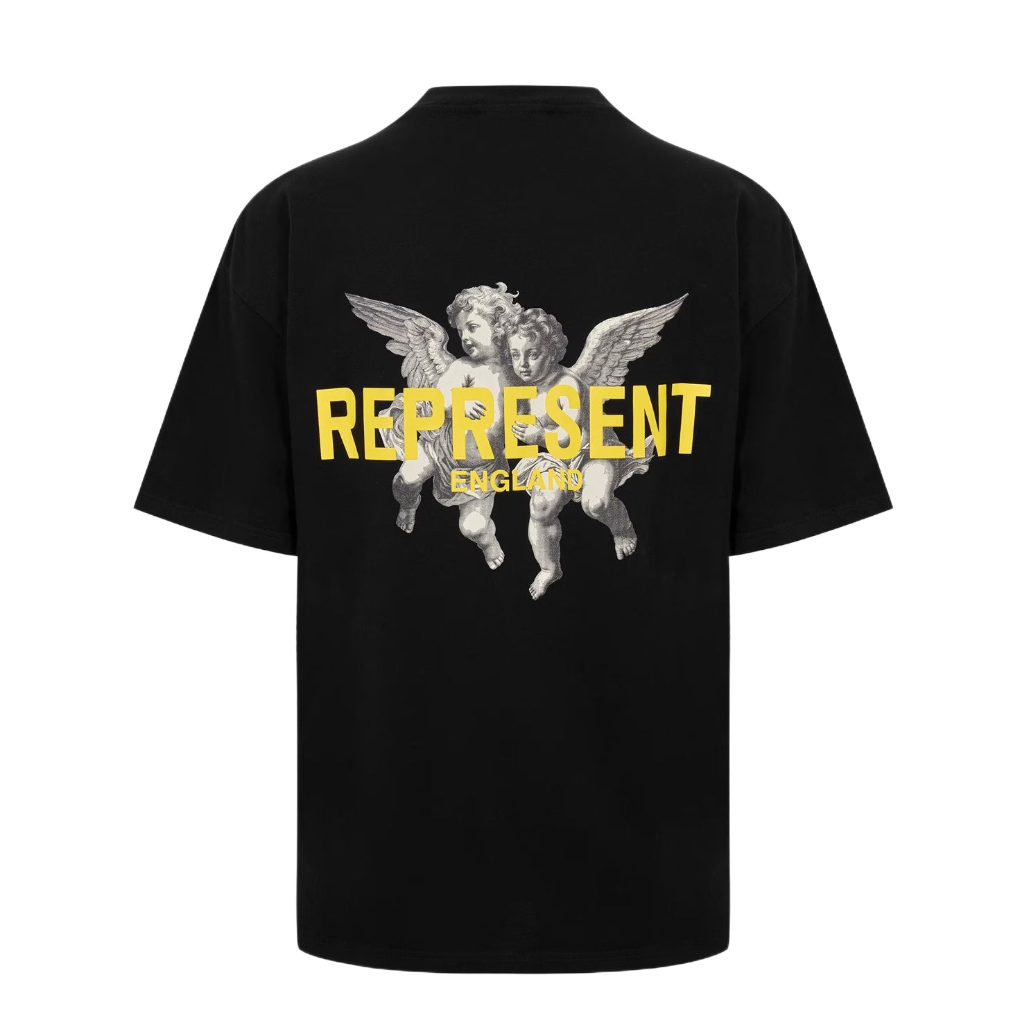 Represent Legacy Cherubs T-Shirt - 01 Jet Black - Escape Menswear