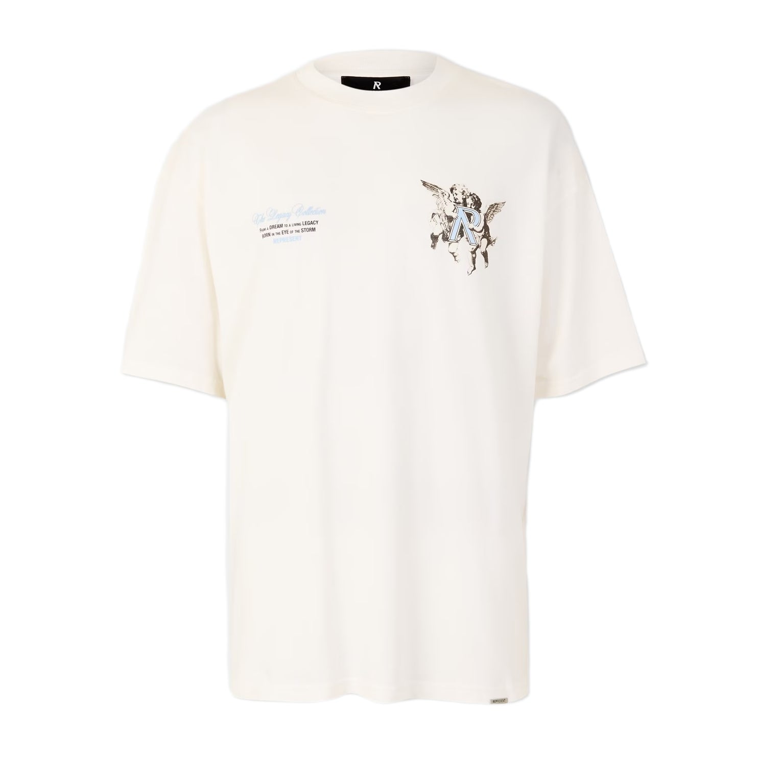 Represent Legacy Cherubs T-Shirt - 72 Flat White - Escape Menswear