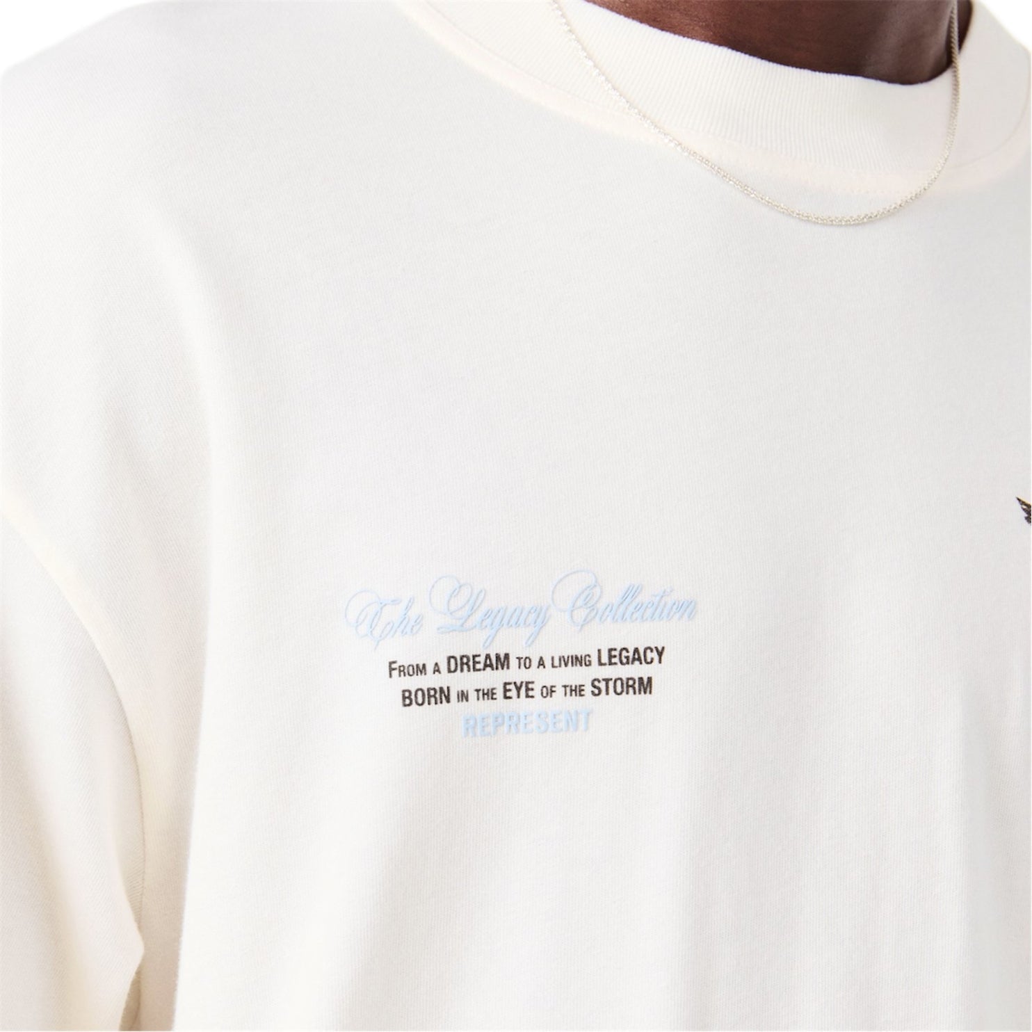 Represent Legacy Cherubs T-Shirt - 72 Flat White - Escape Menswear