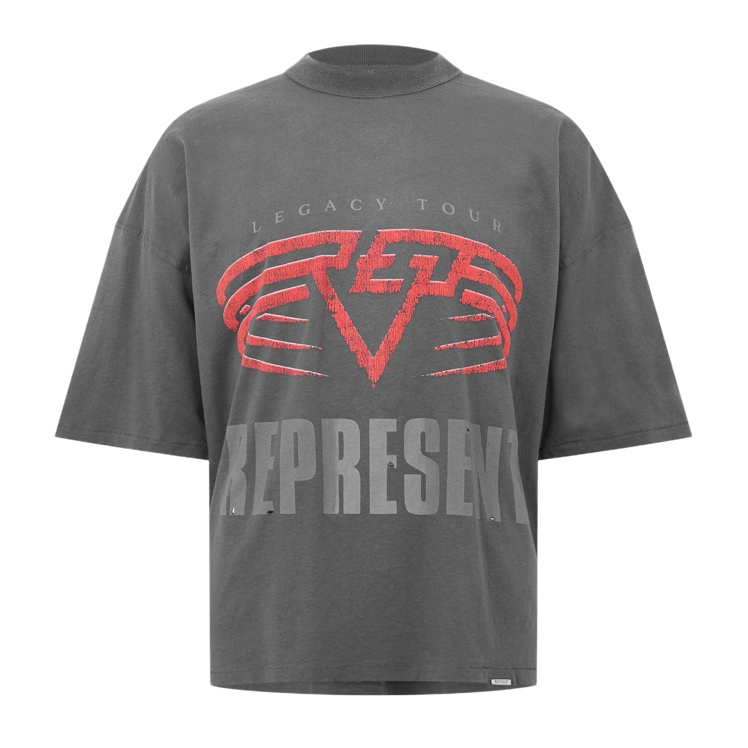 Represent Living Legacy Reversible T-Shirt - 46 Sun Fade Grey - Escape Menswear