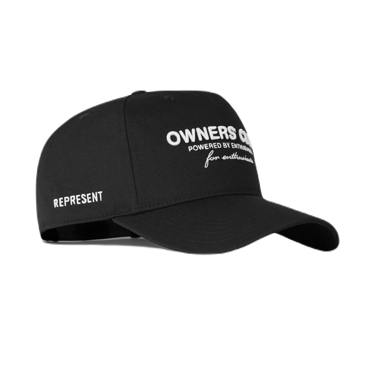 Represent Owners Club Cap - Black - Escape Menswear