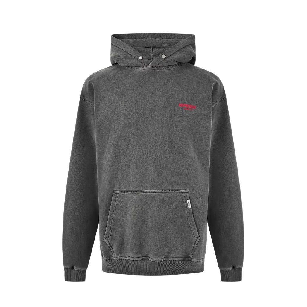 Represent Owners Club Hoodie - 02 Washed Black - Escape Menswear