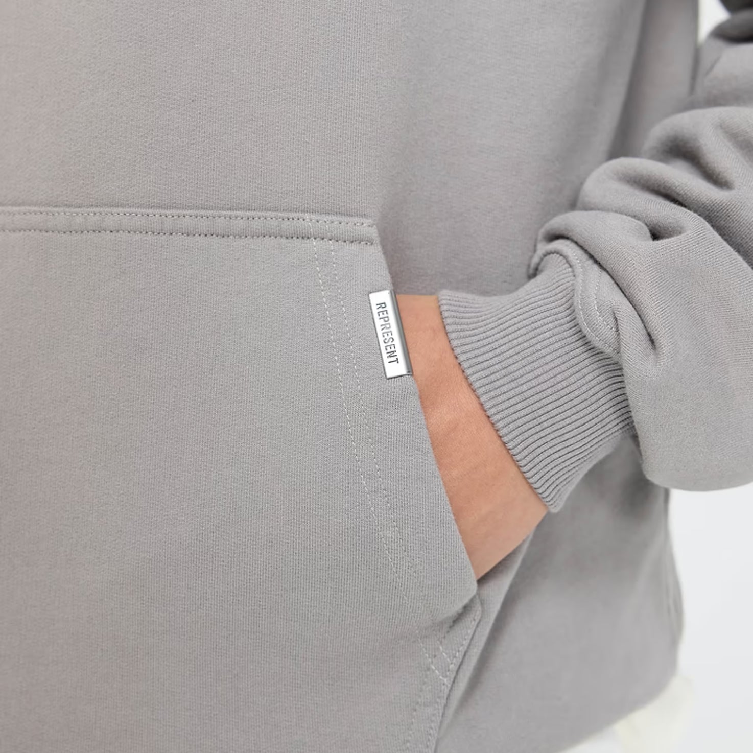 Represent Owners Club Script Hoodie - 046 Slate - Escape Menswear