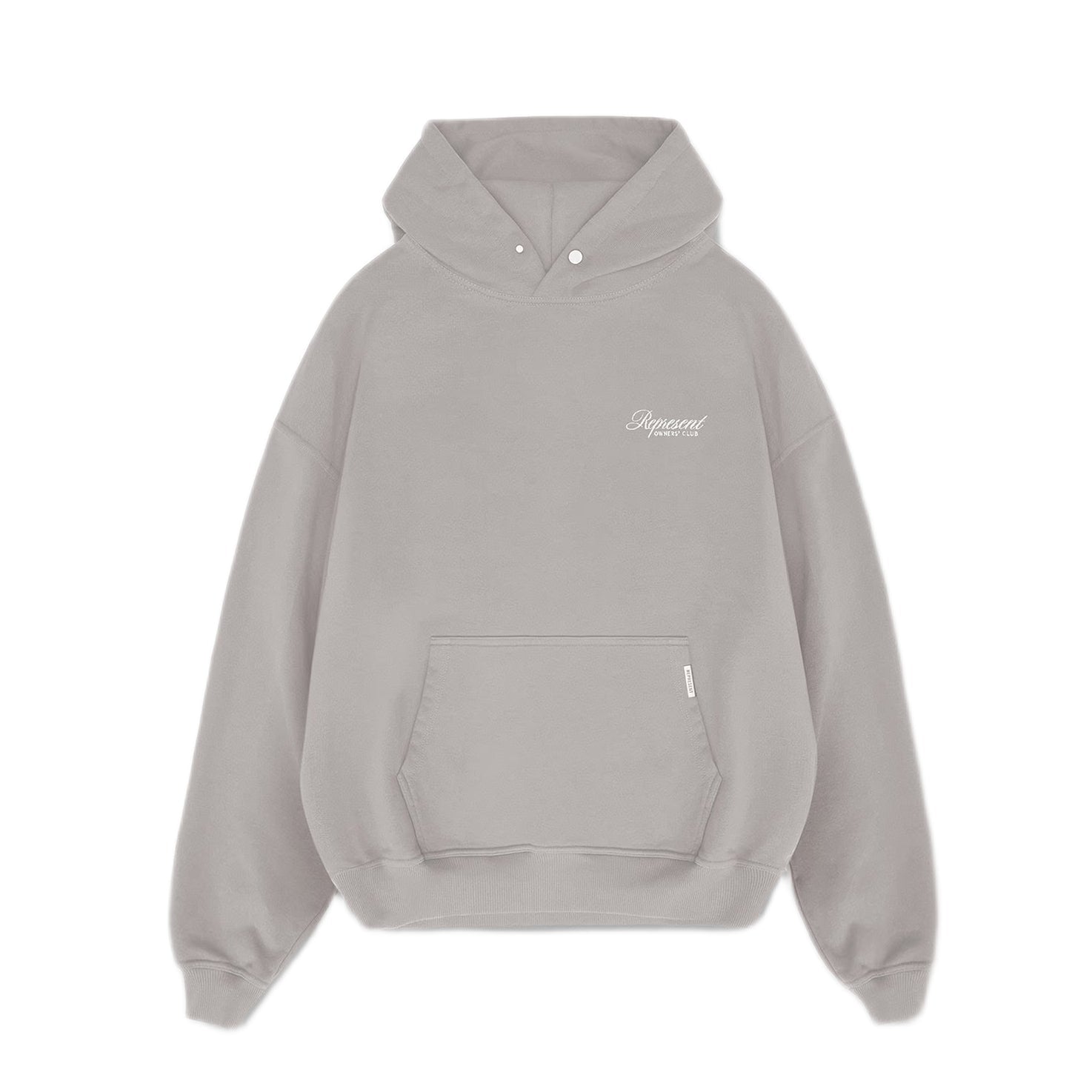 Represent Owners Club Script Hoodie - 046 Slate - Escape Menswear