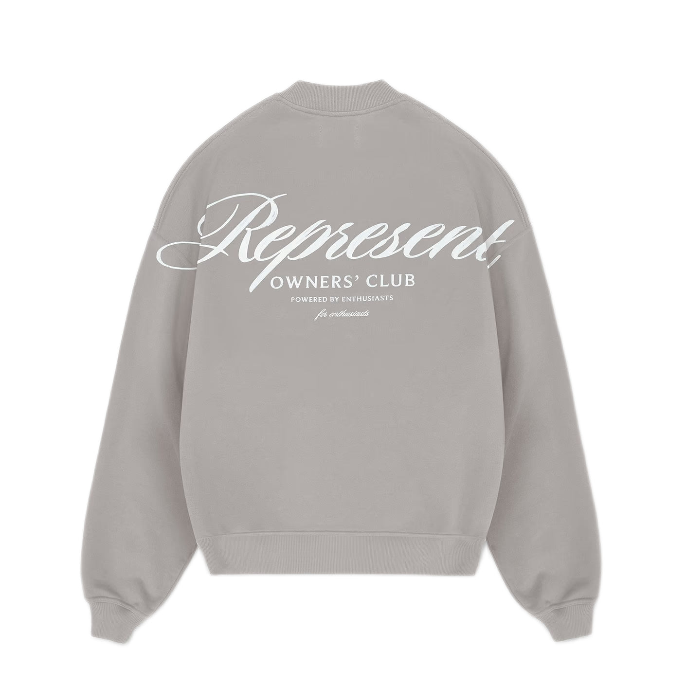 Represent Owners Club Script Sweatshirt - 046 Slate - Escape Menswear