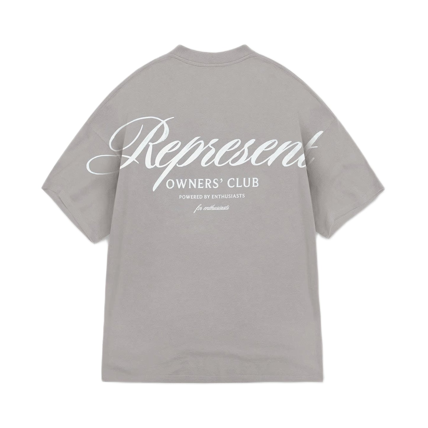 Represent Owners Club Script T-Shirt - 046 Slate - Escape Menswear