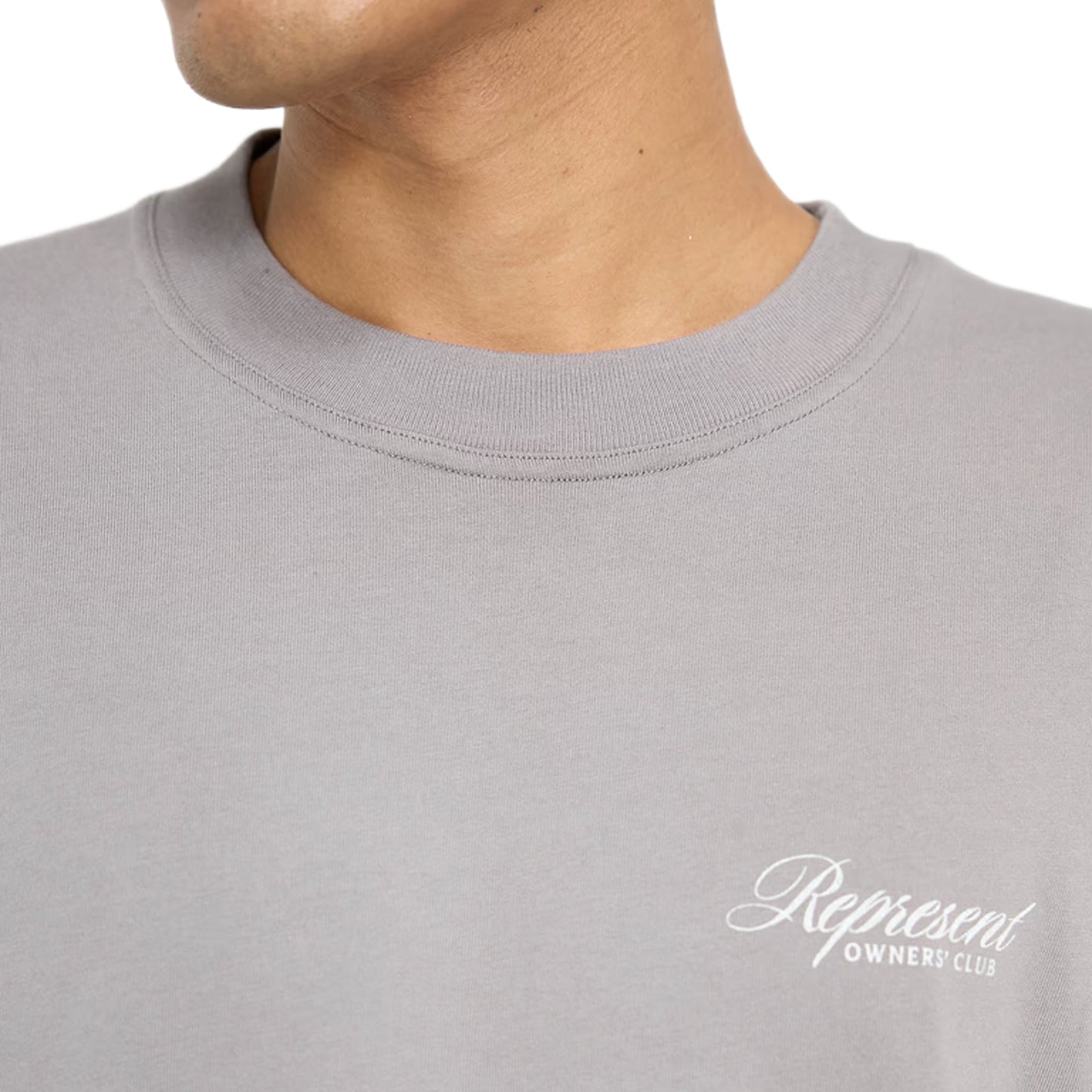 Represent Owners Club Script T-Shirt - 046 Slate - Escape Menswear