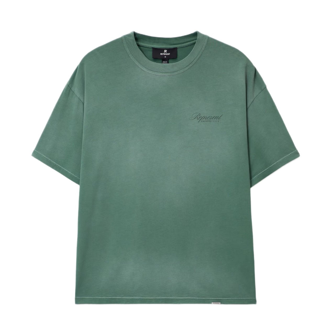 Represent Owners Club Script T-Shirt - 39 Vintage Green - Escape Menswear