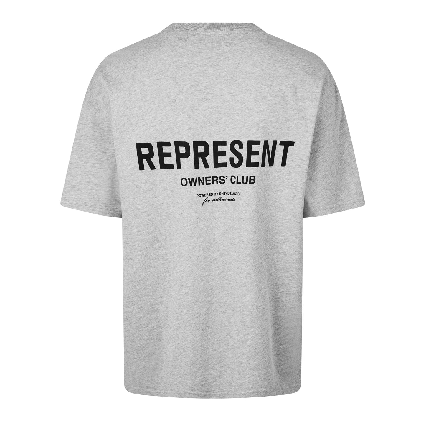 Represent Owners Club T-Shirt - 158 Ash Grey/Black - Escape Menswear