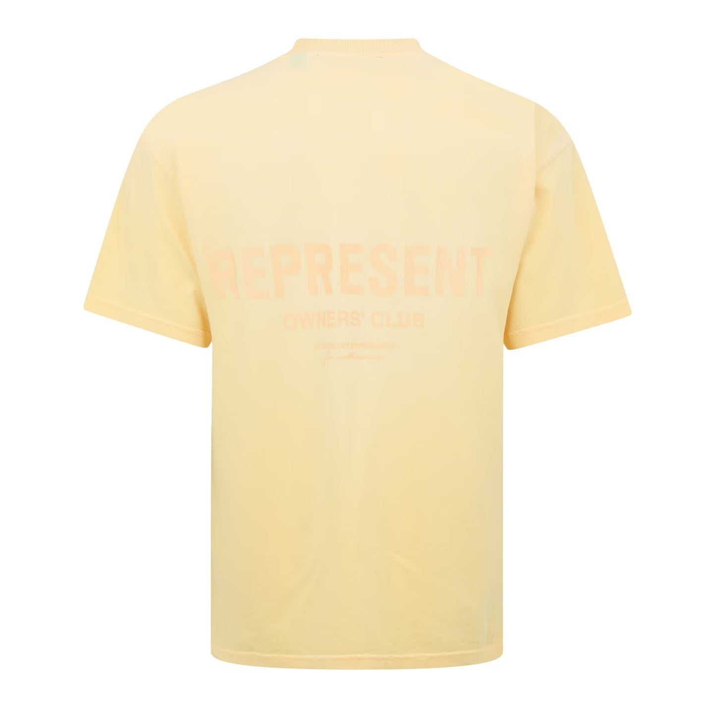 Represent Owners Club T-Shirt - 32 Pastel Yellow - Escape Menswear