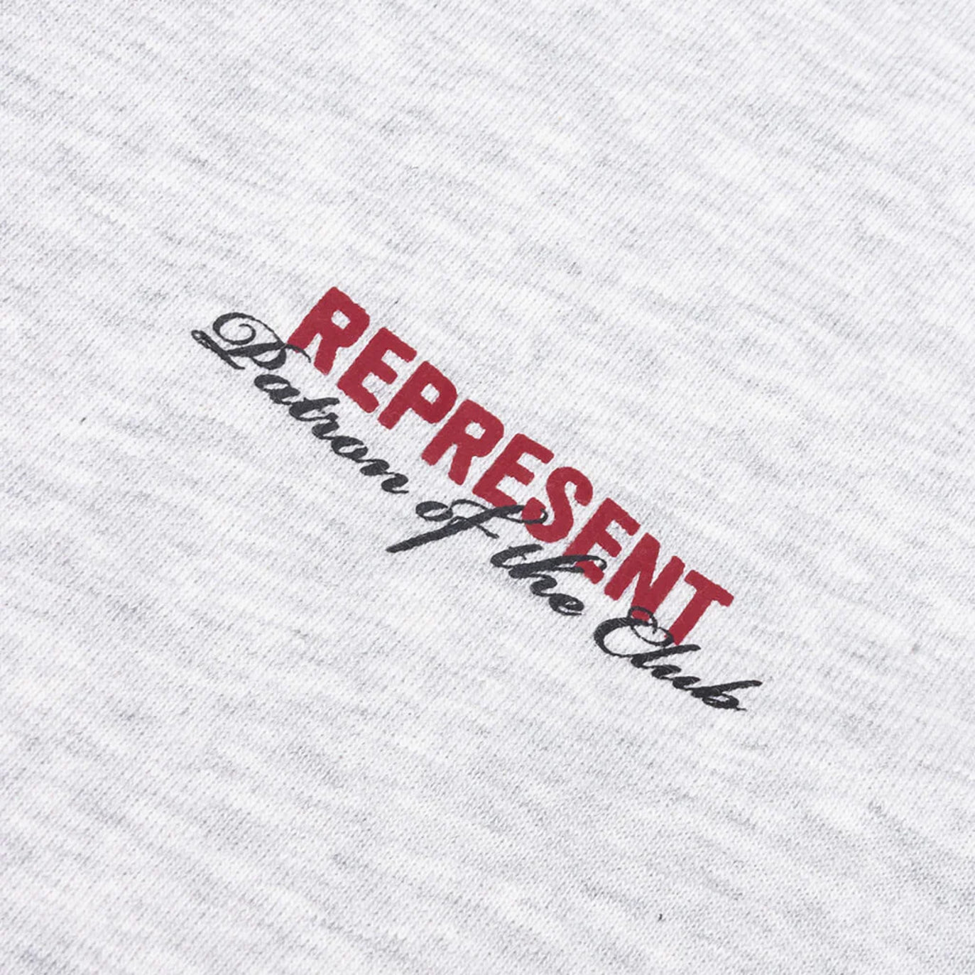 Represent Patron of The Club T-Shirt - 30 Cream Marl - Escape Menswear