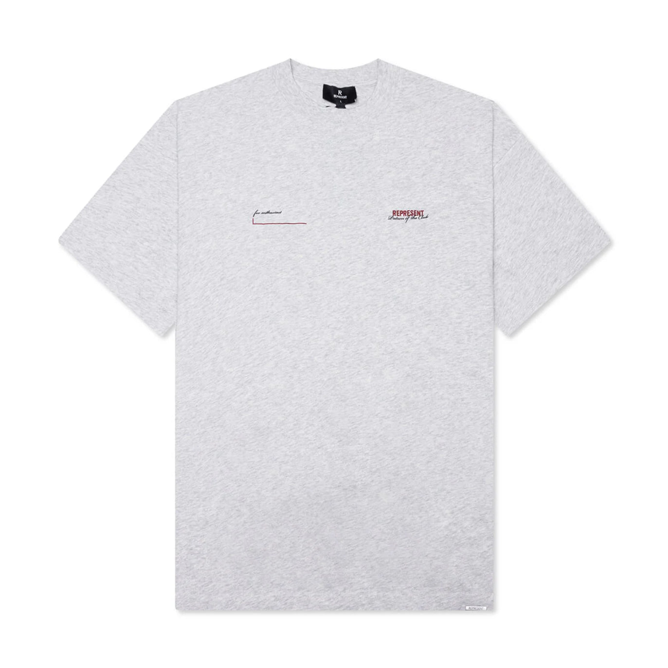 Represent Patron of The Club T-Shirt - 30 Cream Marl - Escape Menswear