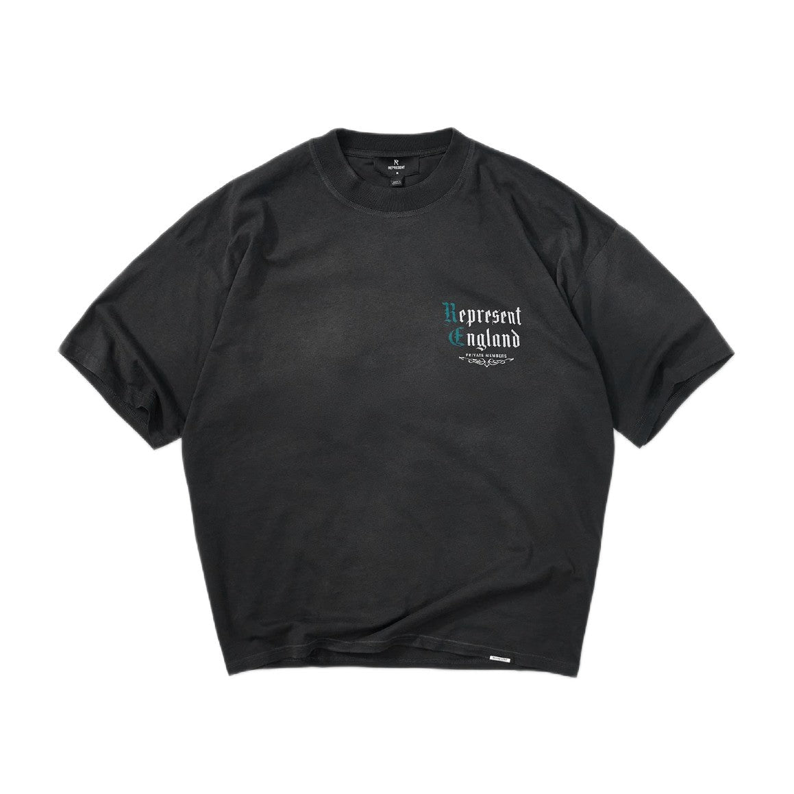 Represent Private Members T-Shirt - 04 Stained Black - Escape Menswear